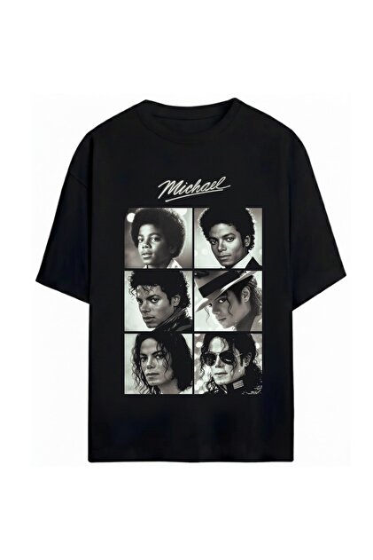 SVART WEAR Michael Jackson Unisex Oversize %100 Pamuklu T-Shirt