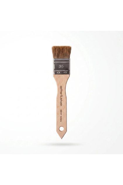 Deffner & Johann Flat Tip Ox Hair Brush N:35