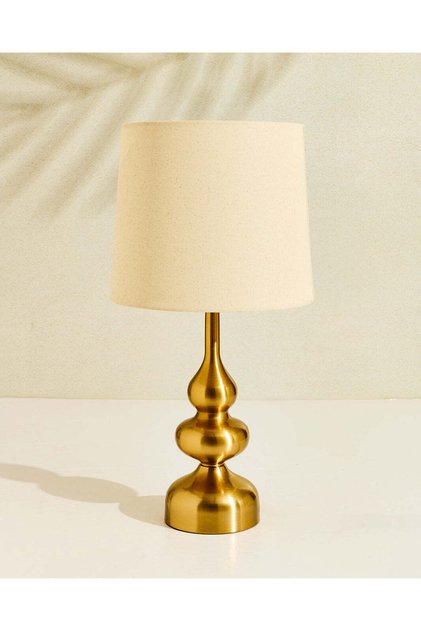 Gold Metal Base Table Lamp (49x25cm)