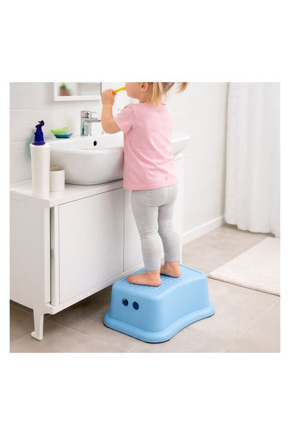 Adaptor/reductor WC copii, model baie, albastru, 36x24x13.5cm – ajutor practic pentru tranziția la toaletă