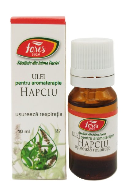 Ulei esențial pentru aromoterapie Hapciu (Raceala si Gripa), usureaza respiratia, 10ml