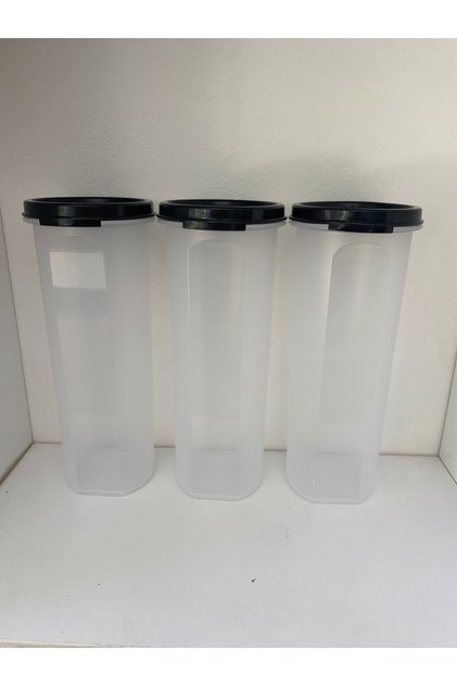 Oval kuru gıda saklama kabı 890ml 3lü