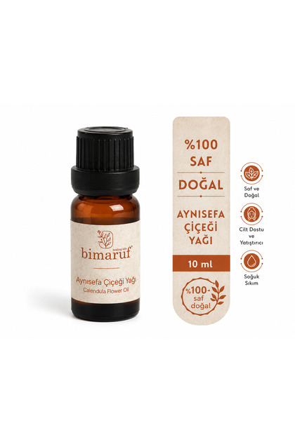 Aynısefa Çiçeği Yağı ( Calendula Flower Oil ) Doğal ve Saf 10 ml