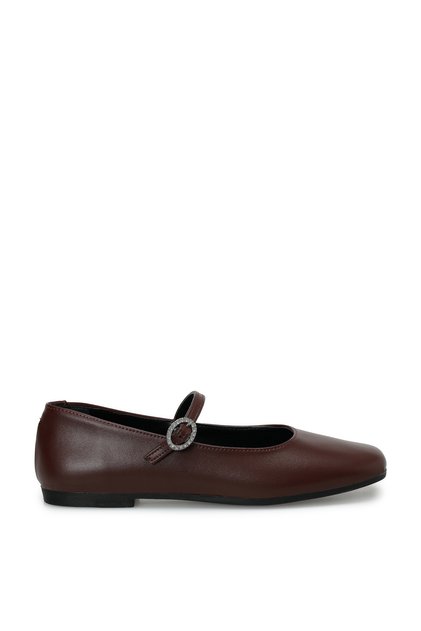 24K-128 Burgundy Women's Ballerinas