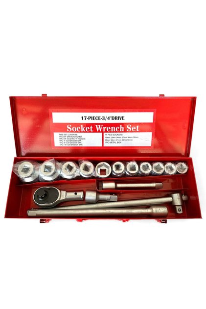 3/4’’ 6 KÖŞE AĞIR HİZMET LOKMA SETİ