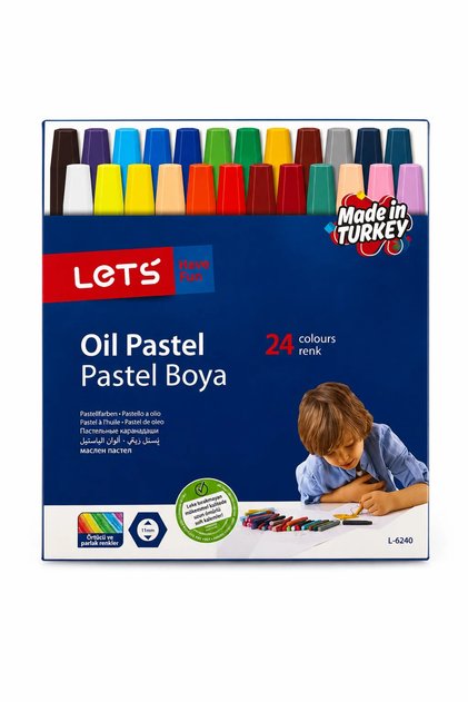 24 Color Crayon Set | Vibrant Colors Painting Paints 24-Pack