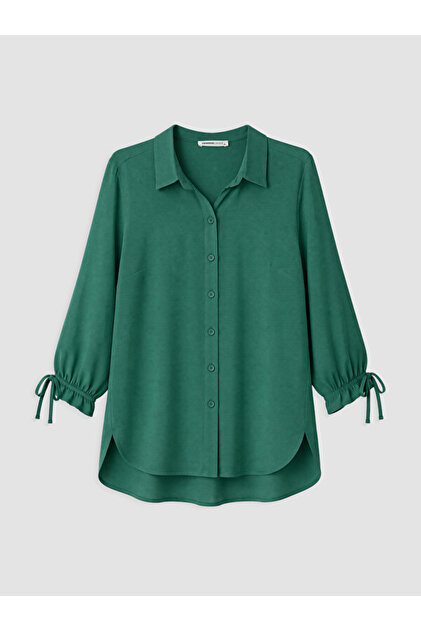 Women's Shirt with Cuff Tie for Style Enthusiasts from Uzg Store