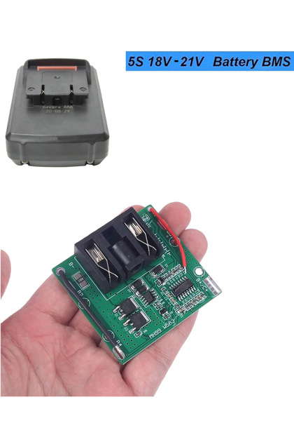 5s 18V 21V 20A Lityum İyon Pil Şarj BMS Devresi 18650 Pil Koruma ve şarj PCB