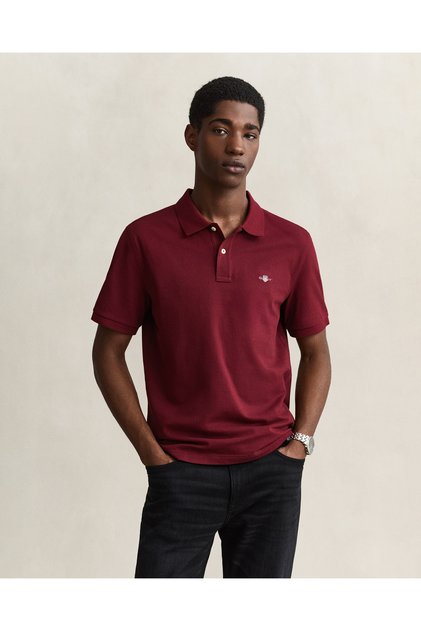 Erkek Pembe Regular Fit Polo