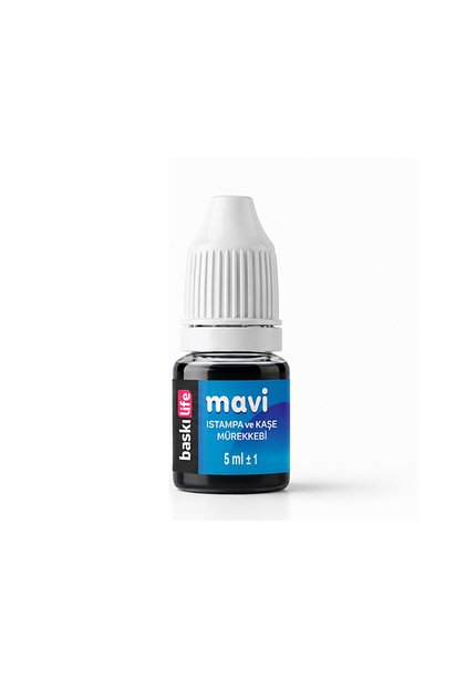 Istampa Mürekkebi / Kaşe Mürekkebi Mavi 5 ml