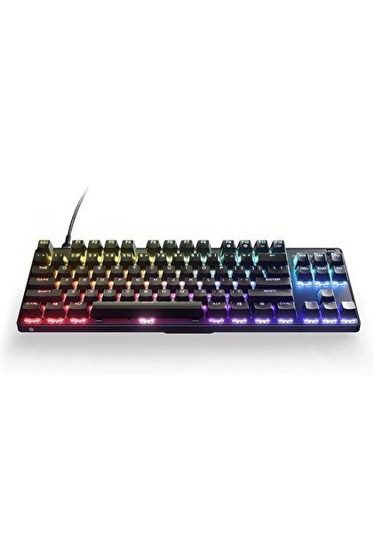 لوحة مفاتيح ألعاب هجينة ميكانيكية Apex 5 - إضاءة RGB لكل مفتاح - شاشة OLED ذكية