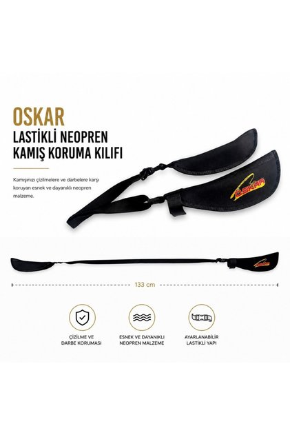 Lastikli Neopren Spin-LRF Kamış Koruma Kılıfı