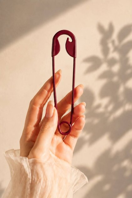 Large Safety Pin Model Bun Clip – Women's Hair Accessory