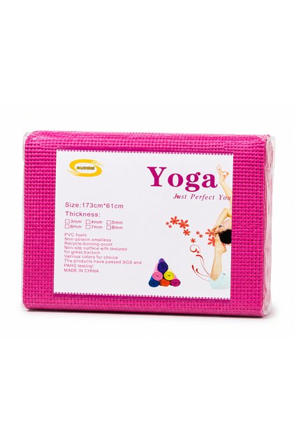 Saltea Yoga și Fitness Antiderapantă 173 x 61 cm, Grosime 6 mm
