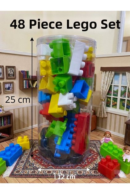48 Piece Lego Set in Acetate Box