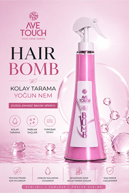 a1 PLUS REPAIR CREAMとUV PROTECT セット パック AVE TOUCH Hair Moistre Bomb - Yapılandırıcı&Onarıcı ve Kolay