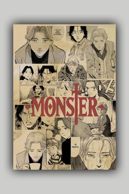 Luna Marissa Anime The Monster Poster - Çerçevesiz Duvar Posteri