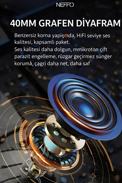 NEFFO Motorcu Seti 4K Aksiyon Kamerası + Intercom V10 – Motorcu