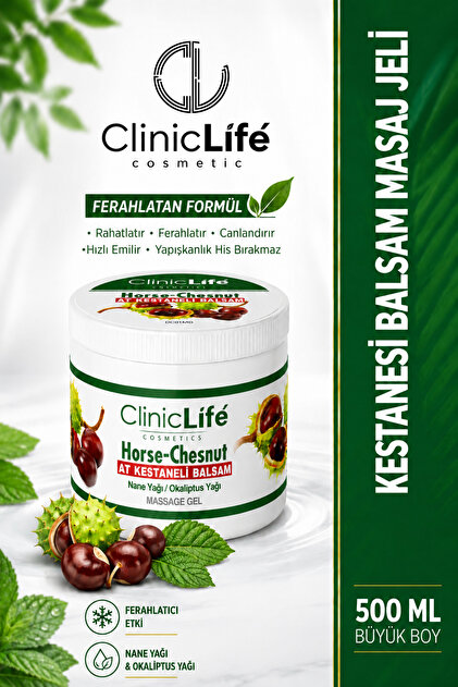 cliniclife At Kestanesi Masaj Jeli Balsam 500ml - Fiyatı, Yorumları