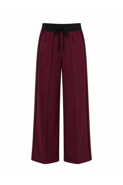 Burgundy Chandelier Trousers