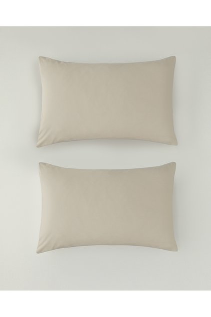 Pure Cotton 2-Piece Pillowcase 50X70 cm Coffee Foam