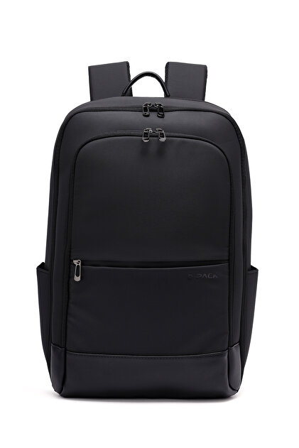 Derimod D-Pack Unisex Siyah Teknolojik Kumaş Sırt Çantası