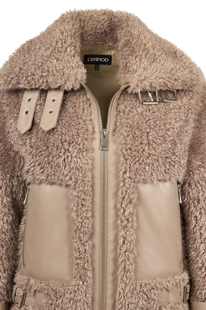 Derimod Kitzbuhel Kadın Vizon Teddy Mont 25WGP5231FF - Fiyatı