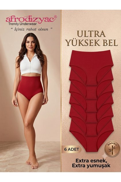 6-Pack Ultra High Waist 100% Cotton Bato (Extra Soft and Flexible)