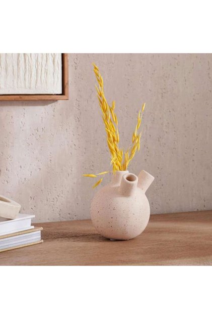 Gretel Terracotta Vase 12.5x10.5x12cm - Off White