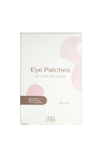 Noura Bou Awad wearing eye patches