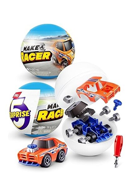TOYFEST 1 ADET - Mini Brands Make A Racer Araba Sürpriz Paket - 1