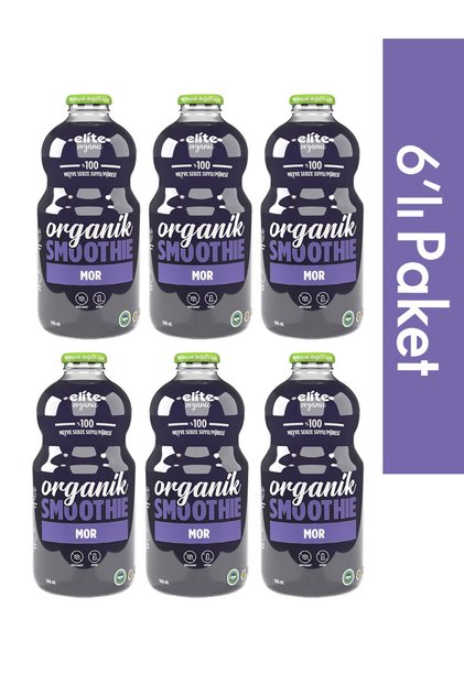 6'lı Organik Mor Smoothie 946 Ml