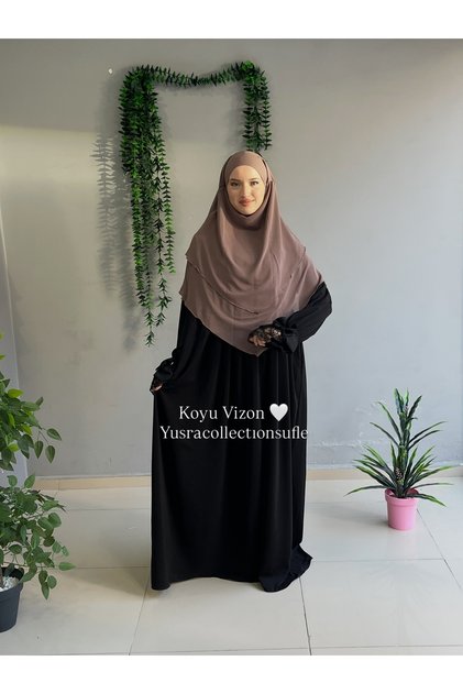 حجاب شيفون متوسط الطول سوفليه