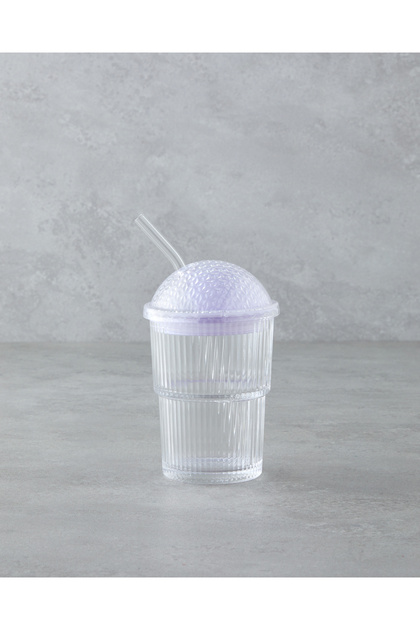 Gleam Cam Bardak 400 ml Lila