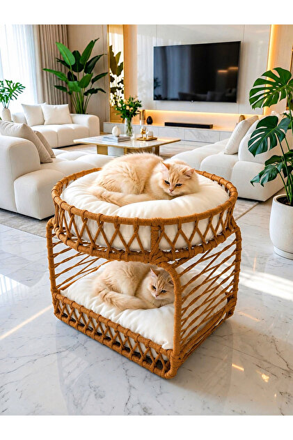 Kedi & Köpek Ranzası İkili Tasarım