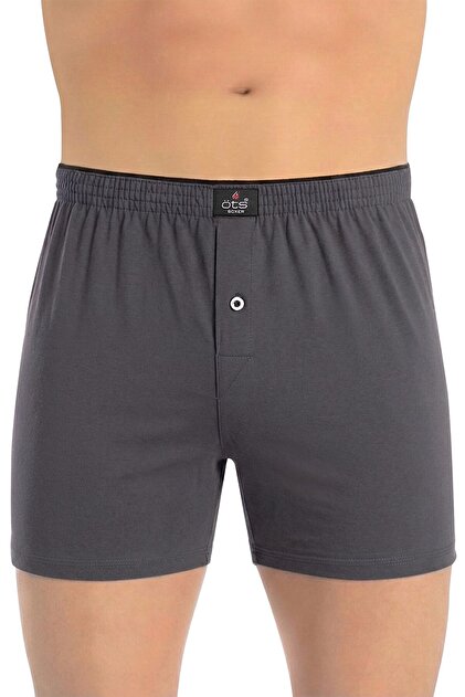 Men's 100% Cotton Boxer Buttoned Single Jersey Fabric Special Flexible Fit (2655)
