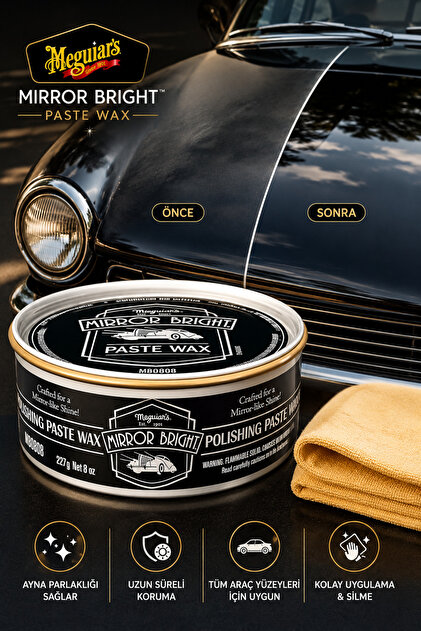 Mirror Bright Classic Özel Seri Oto Boya Koruma Katı Wax 236 Gr