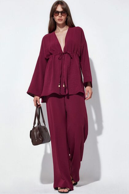 BDART Set Din Două Piese Cu Kimono Și Pantaloni Largi