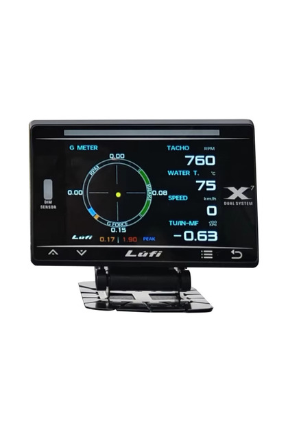 LUFI X7 LUFI X7 4th Gauge GPS Head-up Display Turbocharged Oil Pressure Oil Temperature G Value Gyro