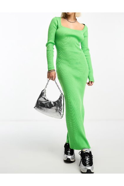 Rochie lunga, Verde