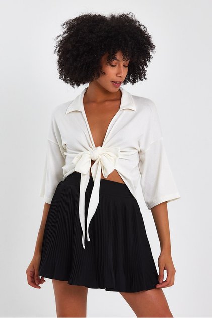 FRONT TIE BLUZ (B23-0041)