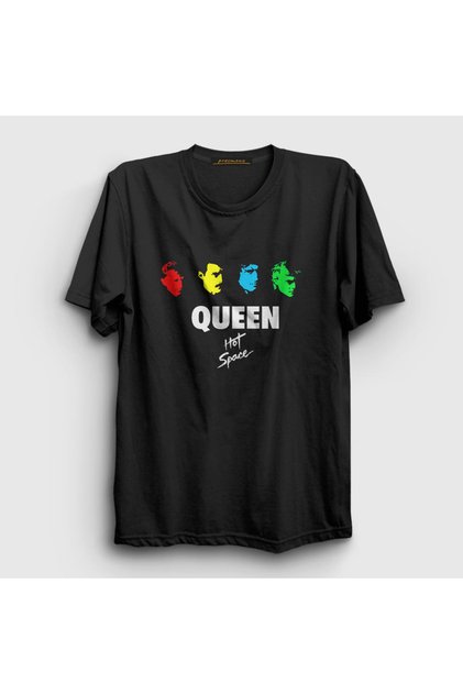 Unisex Black Hot Space Queen T-shirt101963tt