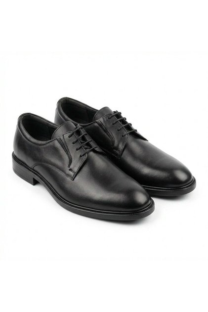 Pantofi eleganti barbati din piele naturală, A-185, negri