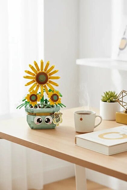 Miniso Bahar Ev Bitkileri Serisi Oyun Bloğu Ayçiçeği – Dekoratif