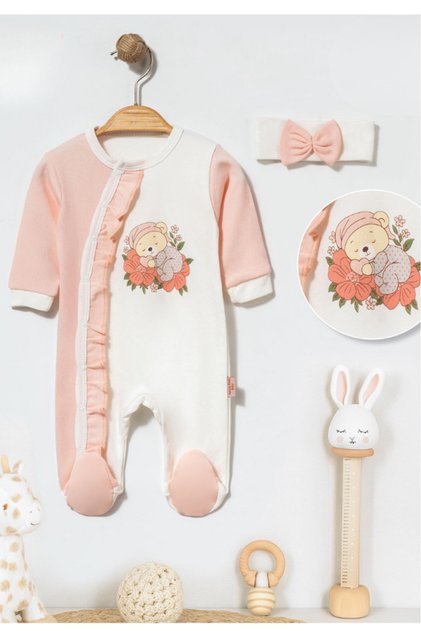 100% Cotton Premium 2-Piece Baby Romper Set (Romper + Bandana)