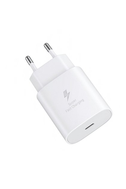 Samsung Galaxy A33 A34 A35 A52 A53 A54 A55 5g Uyumlu Şarj Adaptörü(Başlık) Süper Hızlı Type-C 25W Pd Beyaz