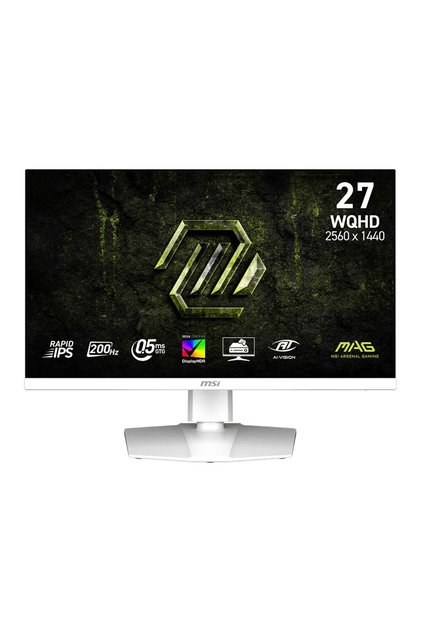 MAG 274QRFW E20 27 2560x1440 WQHD 200Hz 0.5ms HDMI DP HDR 400 G-Sync Compatible Rapid IPS Gaming Monitor