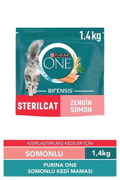Somonlu Kısırlaştırılmış Kedi Maması 1,4 Kg
