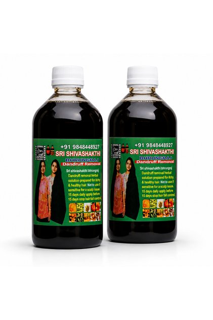 2 Bottles of Indian 180Herbs Hair Strengthening Oil 250ml