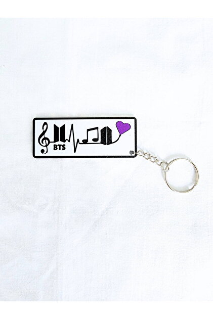 Bts Note Keychain - 3D Printing Kpop Keychain